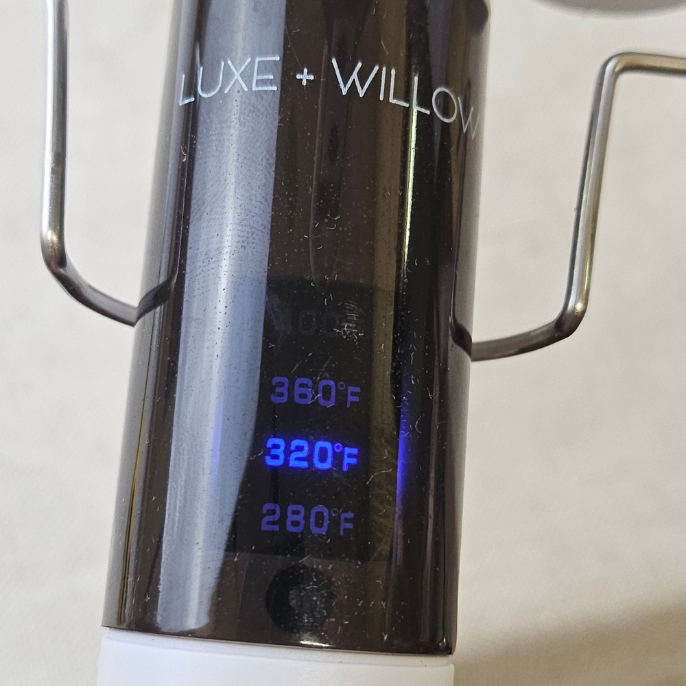 L+W BIO Ripple Triple Barrel Waver 1" Ceramic Hair Waver White Rose Gold LW-0744 - Picture 15 of 16